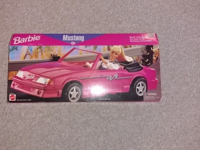 1996 Mattel "Barbie" Convertible Mustang #65032-93