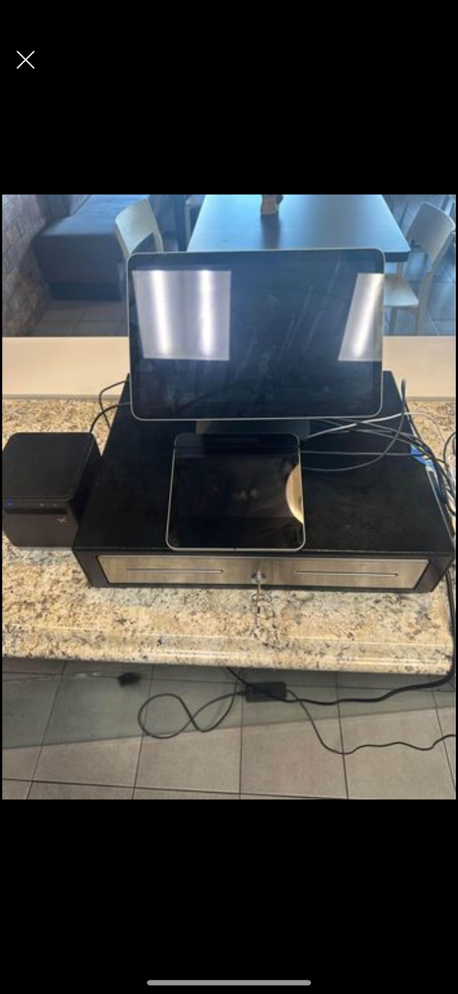 Square POS System with printer and cash drawer