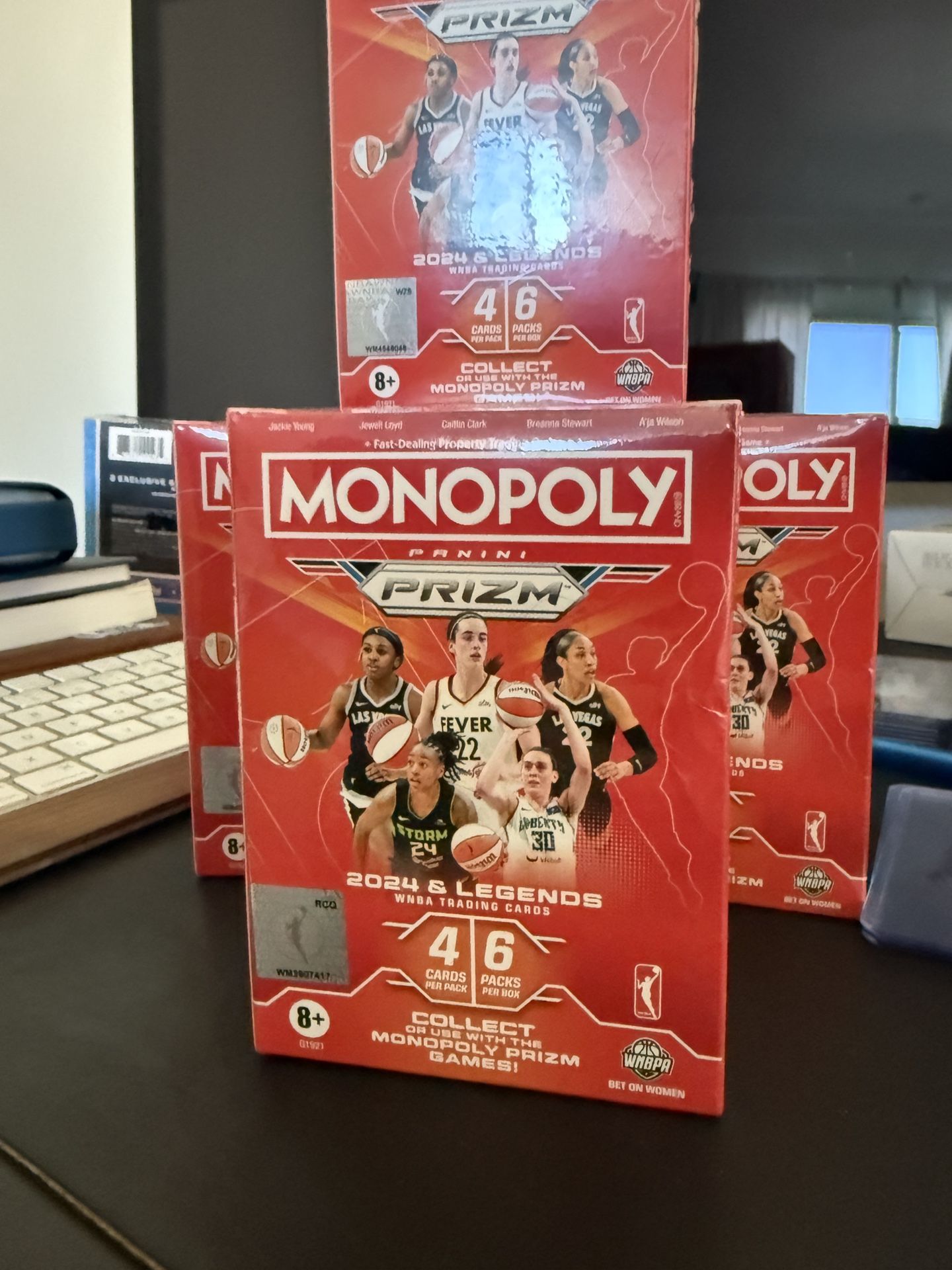 2024 Panini Prizm WNBA Monopoly Factory Sealed Blaster Box