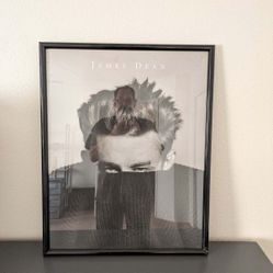 James Dean Artwork In Metal Frame