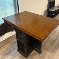 Wooden dining table