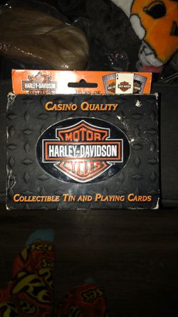 Harley Davidson Set Of Cards Never Used Still Sealed