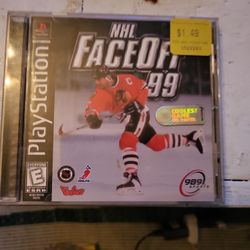  NHL Face-off 99 Ps1 Game 