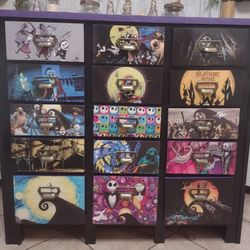 Nightmare Before Christmas Apothecary 15 Drawer Cabinet 