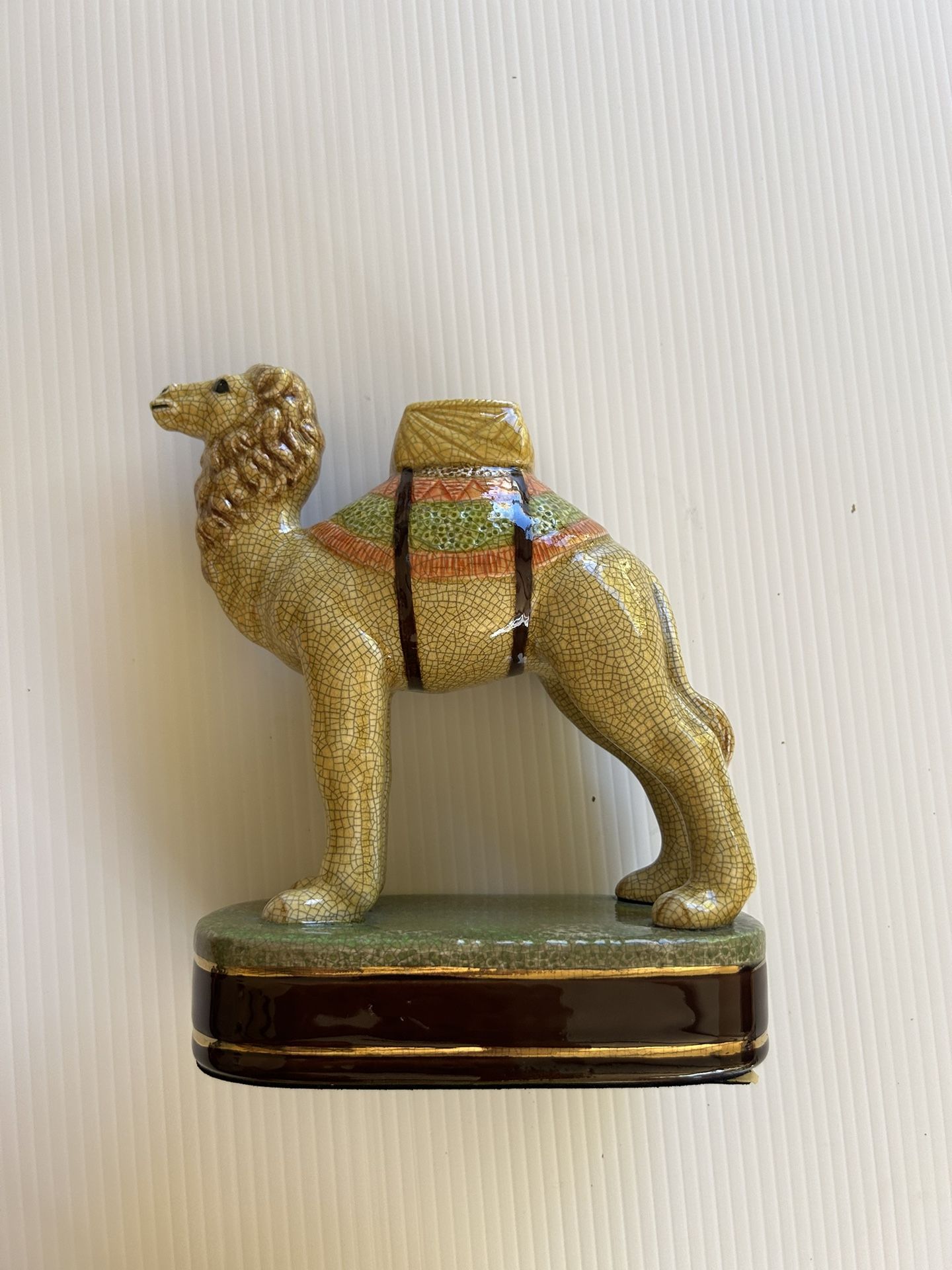 Vintage Porcelain Camel Sculpture Figurine Bookend