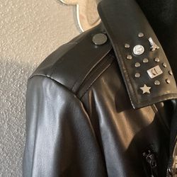 Karl Lagerfeld Faux Leather Jacket