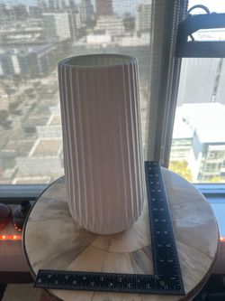 White Ceramic Vase