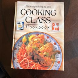 Vtg 1994 Cooking Class Cookbook Complete Step-by-Step Hardcover Publications Int