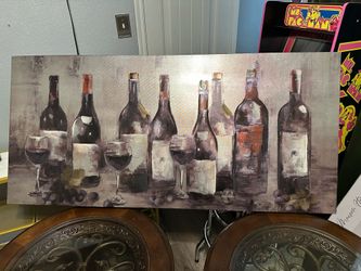Wine Home Decor Canvas