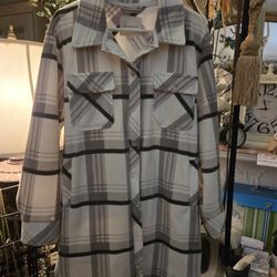 Ladies Large Thread & Supply Polar Shacket