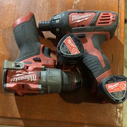 Milwaukee M12 Screw Gun and Drill