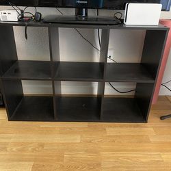 Black tv stand