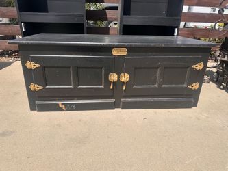 Vintage White Clad Storage/Coffee Table