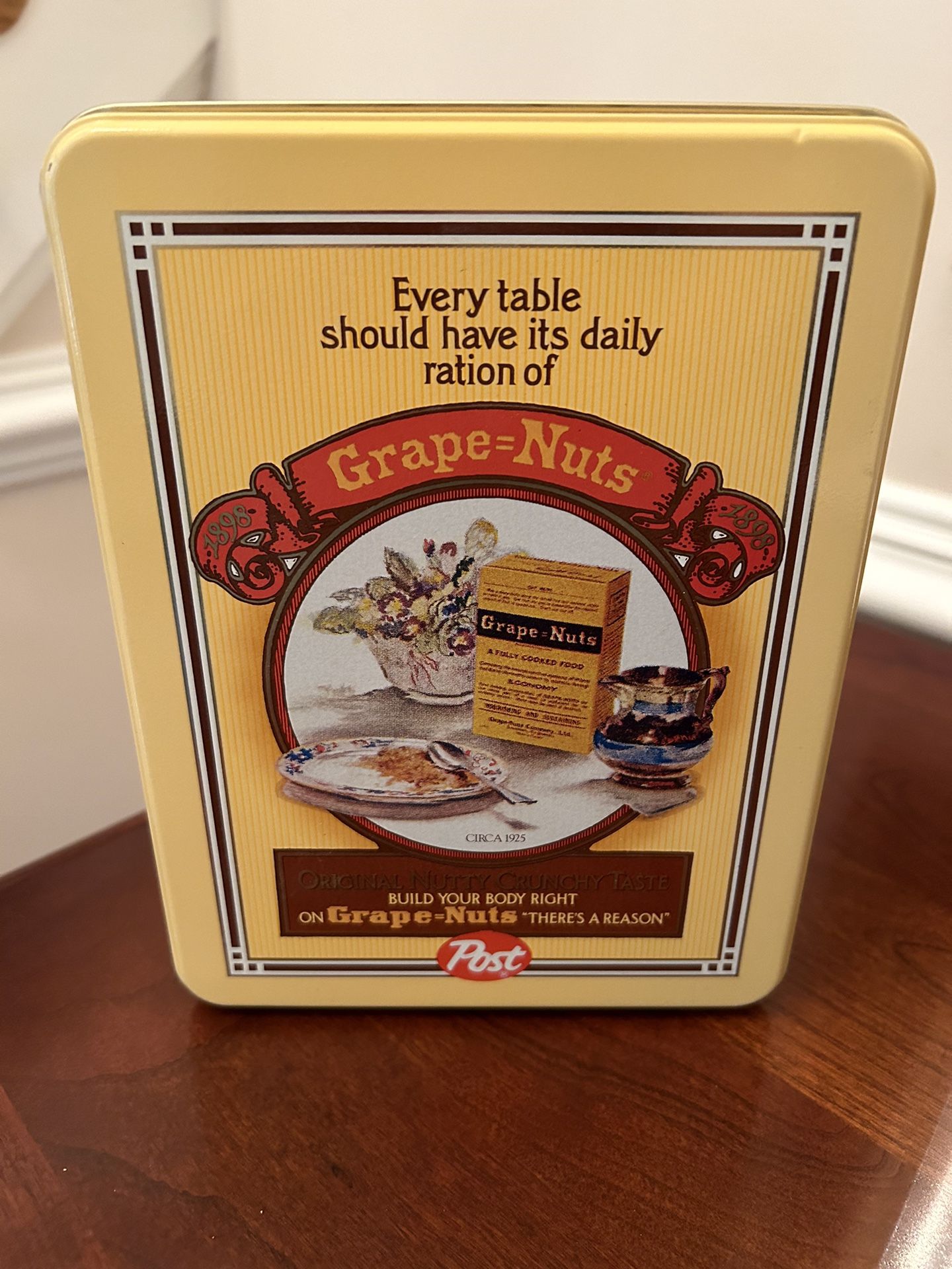 Vintage Post Grape Nuts Collectible Tin