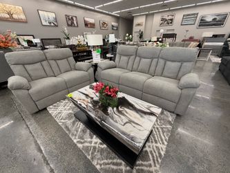 2 PC RECLINER SOFA AND LOVESEAT