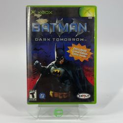 Batman Dark Tomorrow (Microsoft Xbox, 2003) With Comic