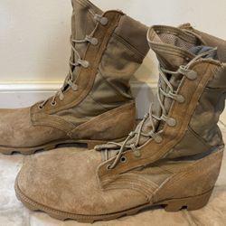Military Surplus Hot Weather Desert Boots, Size 9 R