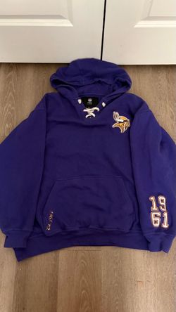 Minnesota Vikings Lace-Up Hoodie