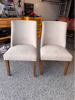 Fabric chairs from World Market (Free)