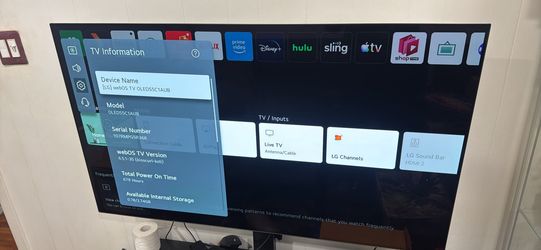 LG C1 55inch 4K OLED TV