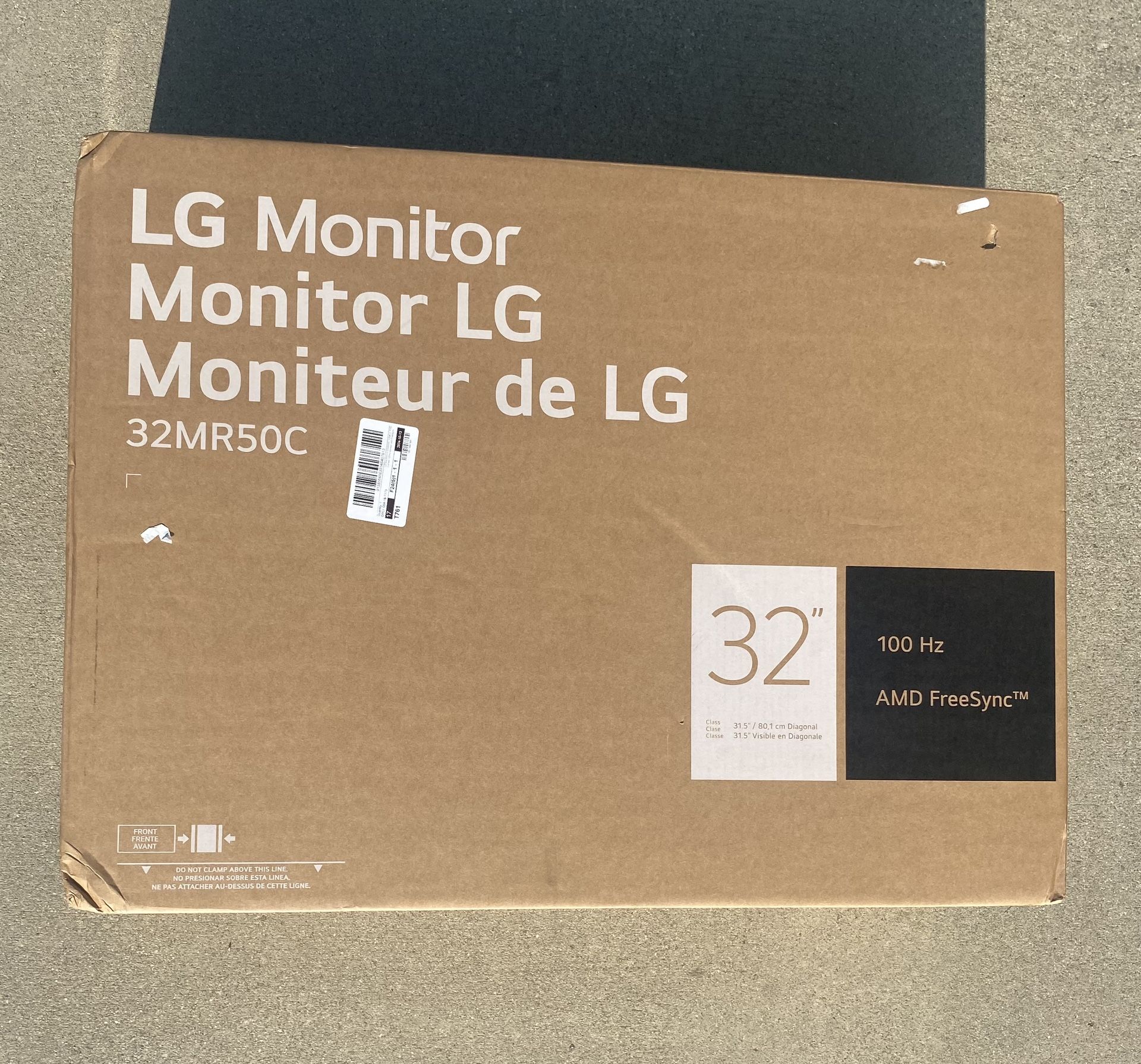 LG 32” 100Hz Curved Monitor