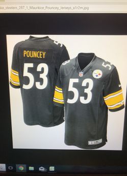 NFL Pittsburg Steelers #53 Pouncey Jersey