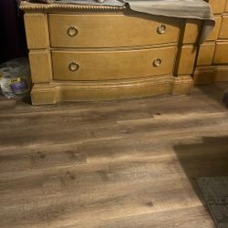 Full Bedroom Set Real Wood Heavy 