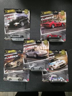 Hotwheels Premium Modern Classics Conplete Set Of 5