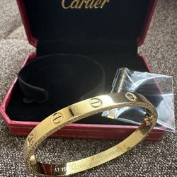 Cartier Bracelet Gold With Screw Driver 