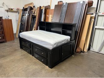 Twin captains bed $260