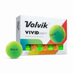 Volvik Vivid Soft Dozen Green Golf Balls