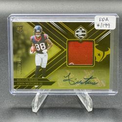 2022 Limited #116 John Metchie Rookie Patch Auto RPA #/199