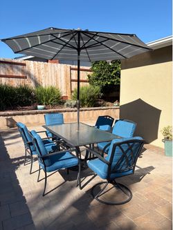 8 Piece Outdoor Patio Dining Set