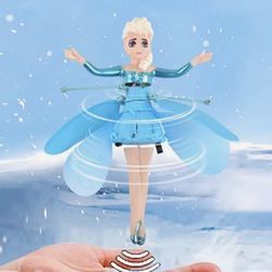 Little Princess Rotating Luminous Helicopter Doll Dancing Plane Gesture Induction Flying Toy Christmas Gift Holiday Gift