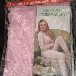 American Evening Ladies Pink 2 - Piece Thermal Set - SEALED