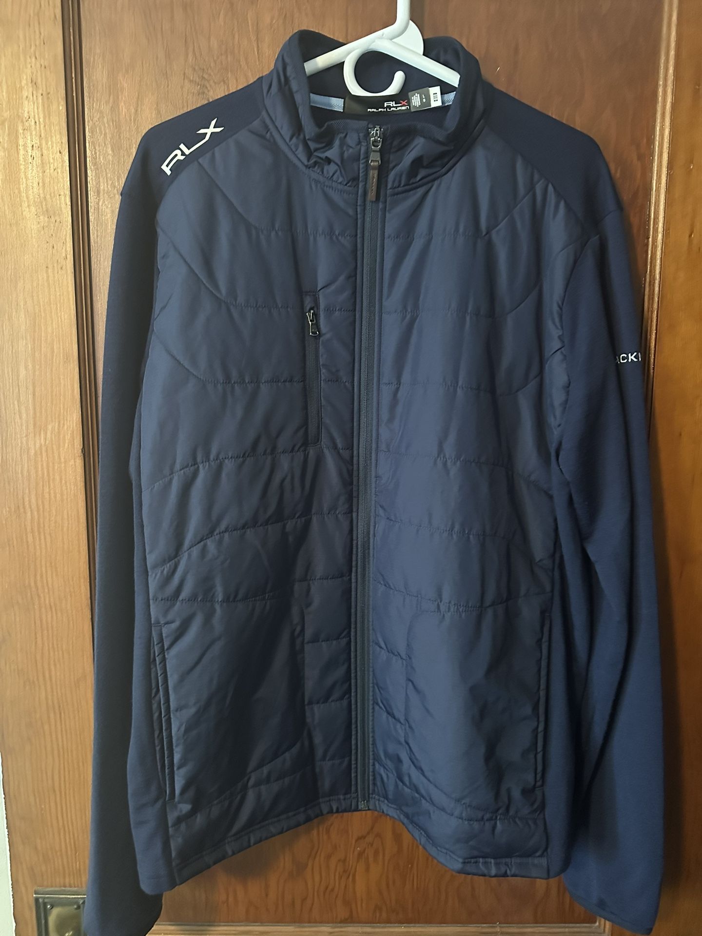 Polo RLX Trackman Golf Men’s Wool Puffer Jacket - Large - NEW & RARE