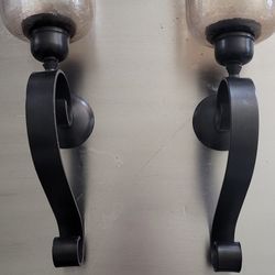2-Wall Mount Sconce Candle Holder