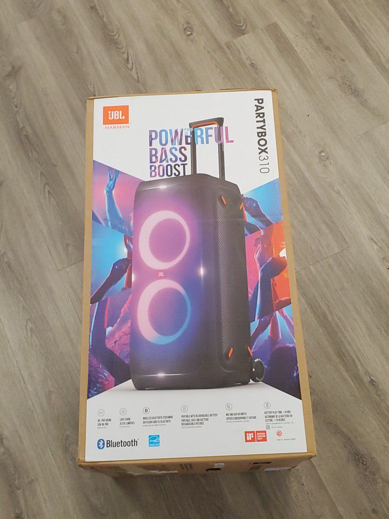 JBL Party Box 310 Bluetooth Speaker Brand New - $1 Down Today Only