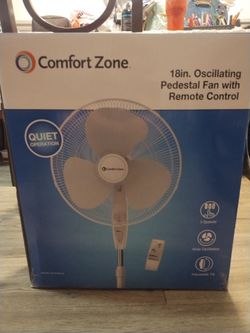 Comfort Zone Oscillating Fan 18in.