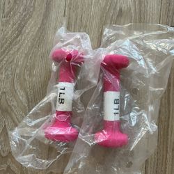 1 Pound Exercise Weights (new) 