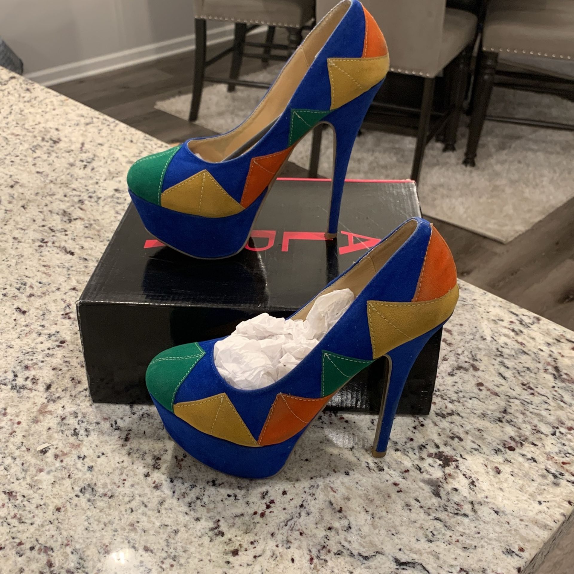Multicolor Heels 