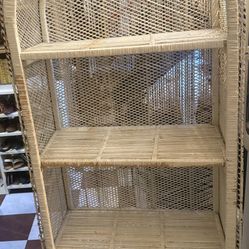 Wicker Bookshelf