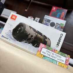 Jbl Charge 5 Bluetooth Speaker New - Pay $1 today and pay the rest later -