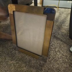 Gold and Silver Picture Frame