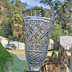 Vintage Waterford Crystal Georgian Strawberry Vase