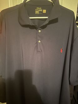 Navy Dark Blue Polo Shirt 3XB