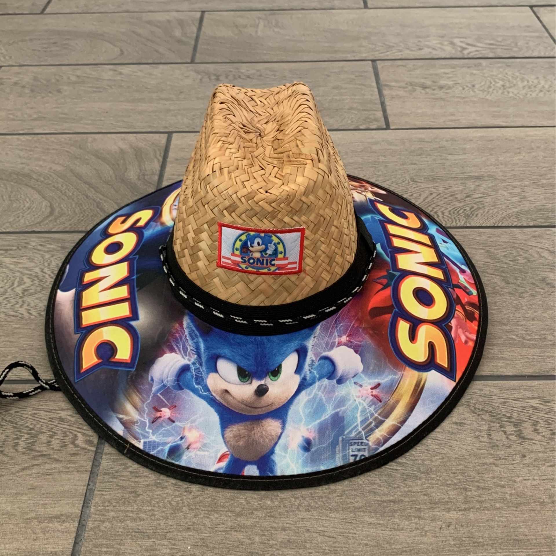 Kids Sonic Straw Hat