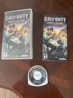 PSP game call of duty roads to victory