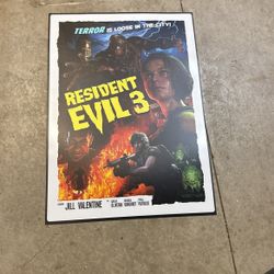 Resident Evil 3  Thick Poster 24x34