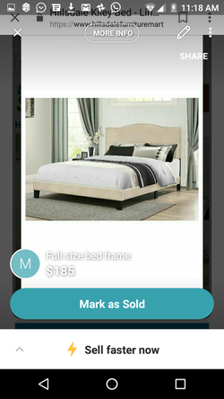 Full bed frame